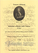 Sinfonia a flauto solo e basso (G dur) č.14