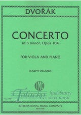 Concerto in B minor, op. 104 for viola and piano