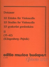 113 Studies for Violoncello 2 (no. 35-62)