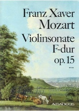Sonata in F major op.15 for violin and piano