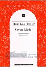 Seven Lieder for four voices or instruments