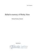 Ballad In Memory of Shirley Horn (Tenor Saxophone)