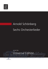6 Orchestral Songs for voice and orchestra op. 8