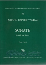 Sonate for Viola and piano Opus 5 Nr.3