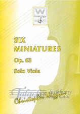 Six miniatures op.63 (viola)