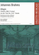 Allegro (Scherzo C minor) from the "F.A.E." - Sonate