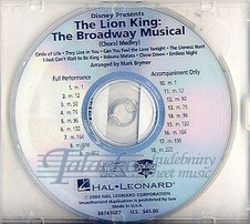 Lion King: The Broadway Musical (Choral Medley) - Show Trax CD