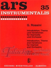 Introduktion, Theme and Variations for clarinet and orchestra