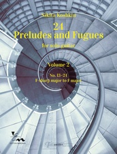 24 Preludes and Fugues for solo guitar Volume 2