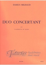 Duo Concertant pour Clarinette et Piano