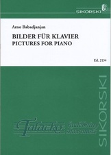 Pictures for piano