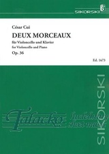 2 Morceaux for violoncello and piano op. 36