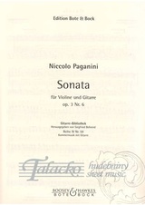 Sonata für Violine und Gitarre op. 3, no. 6