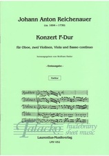 Konzert F Dur für Oboe, zwei Violinen, Viola und Basso continuo