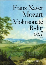 Sonata in B flat major op.7 for violin and piano