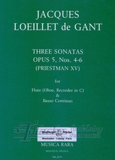 6 Sonatas Op. 5, No. 4 - 6 (Priestman XV)