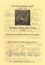Sinfonia a flauto solo e basso (F dur) č.11