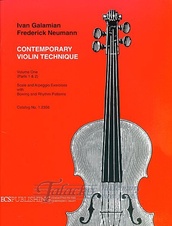Galamian Contemporary Violin Technique, Vol. 1