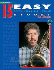 15 Easy Jazz Blues And Funk Etudes - Tenor Sax + CD