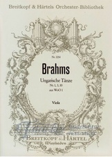 Hungarian Dances No. 1 g-moll, No. 3 F-dur, No. 10 F-dur WoO1 (viola)