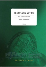 Duette Alter Meister für 2 Hörner in F