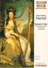 Konzert F dur für Harfe (Cembalo), 2 Violinen, Viola und Violoncello, VP