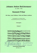 Konzert F Dur für Oboe, zwei Violinen, Viola und Basso continuo (party)