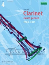 Selected Clarinet Exam Pieces 2008 - 2013 gr. 4