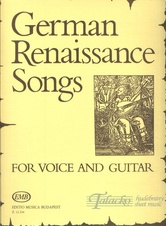 German Renaissance Songs for Voice and Guitar