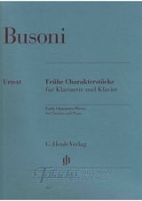 Early Character Pieces for Clarinet and Piano (First Edition)