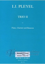 Trio II for flute, clarinet and bassoon