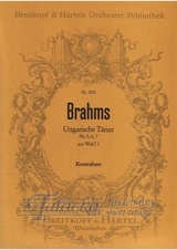 Hungarian Dances No. 5 fis-moll, No. 6 Des-dur, No. 7 F-dur WoO1 (kontrabas)