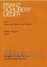 Lieder nach Texten von Goethe