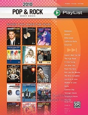 2010 Pop & Rock Sheet Music Playlist