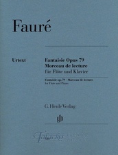 Fantaisie op. 79 and Morceau de lecture for Flute and Piano