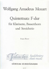 Quintettsatz F dur für Klarinette, Bassetthorn und Streichtrio KV Anh. 90