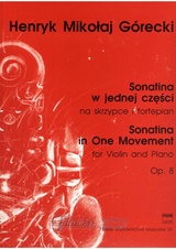 Sonatina in one movement op. 8