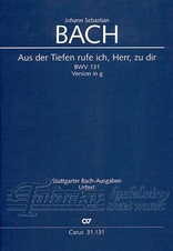 Aus der Tiefe ruf ich, Herr, zu dir (BWV 131) Version in g, VP