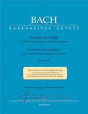 Concerto for Violin, Strings and Basso Continuo A minor BWV 1041
