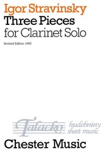 Three Pieces For Clarinet Solo