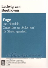 Fugue from Handel's Overture to 'Solomon' (HWV 67)