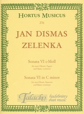 Sonata VI für 2 Oboen, Fagott und Basso continuo c-Moll ZWV 181/6