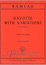 Gavotte with Variations in A minor