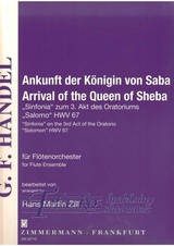 Arrival of the Queen of Sheba (flute ensemble)