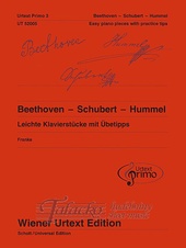 Easy piano pieces with practice tips (Beethoven - Schubert - Hummel)