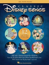 Classic Disney Songs - Big Note Piano Songbook