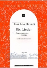 Six Lieder from Lustgarten (1601) for five instruments