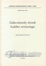 Slovník česko - německé hudební terminologie
