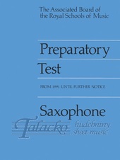 Preparatory Tests for Saxophone