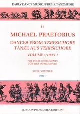 Dances from Terpsichore for four instruments volume 1